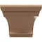 Ekena Millwork 6"W x 12"D x 6"H Wide Hughes Rough Cedar Woodgrain TimberThane Corbel, Primed Tan CORUR06X12X06HUGRCPR - alternate 2
